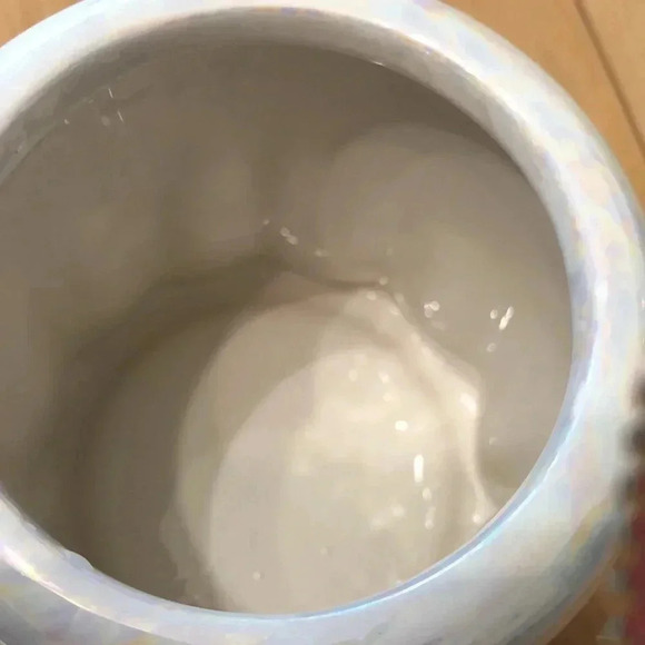 10 Strawberry Street white iridescent Ghost Halloween canister - Picture 6 of 9